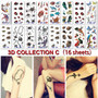 Waterproof Temporary 3D Tattoo Stickers