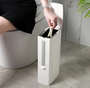 Creative Toilet Brush Multifunction Trash Can Storage