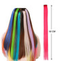 Colorful pieces of wigs