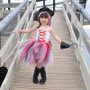 Girls Halloween Pirate Cosplay Tutu Dress