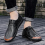 Handmade Genuine Leather Mens Walking Shoes