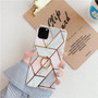 For iPhone 11 Pro MAX Soft TPU IMD Tempered Glass Case