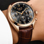 Quartz Clock  Male Leather Sport Wrist Watch