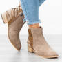 Women Pumps Matin Lace-Up Ankle Boots