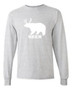 Men's/Unisex Drinking Bear Deer Beer Long Sleeve