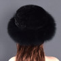 women Real mink Fur Bomber Hats winter Genuine Fox fur Cap Luxurious Quality Winter hat Elastic Warm Soft Fluffy natural fur hat