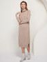 Long Dress Women Autumn Winter Turtleneck Long Sleeve Sweater