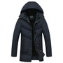 Winter Jacket Men Thicken Hooded Waterproof Outwear Warm Coat Fathers' Clothing Casual Men's Overcoat