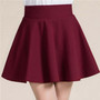 Winter and Summer Style  Women Skirt Elastic  Ladies Midi Skirt Sexy Girl Mini Short Skirts