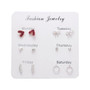 Women's Earrings Set Pearl Earrings For Women Fashion Jewelry Geometric Crystal Heart Stud Earrings