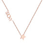 Fashion Jewelry Rose Gold "Love" Pendants Necklaces For Women