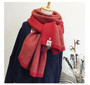 New Lady Scarf Cute Winter Wool Knitted Scarf