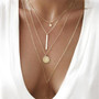 Fashion Multi Layer long Necklaces Pendant Pendant Necklace for Women Jewelry Accessories