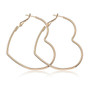 Big Smooth Circle Hoop Earrings