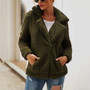 Royal Zipper Long Sleeves Pocket Plush Jacket