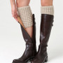 Knitting Leg Warmers Women Winter Crochet Hollow Out Boot Socks