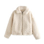 Women Vintage Stylish Winter Thick Warm Faux Fur Fleece Teddy Jacket Coat