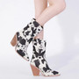 Fashion Wedge High Heel Pointed Toe Ankle Boots