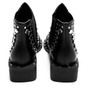 Pointed Toe Rivet Mid-Heeled Motorcycle Short Boots