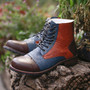 Fashion Men Lace Up Warm Ankle Leather Boots
