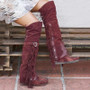 Women Slim Thigh High Over The Knee Boots