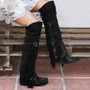 Women Slim Thigh High Over The Knee Boots