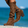 Gladiator High Heels Shiny Crystal Deco Booties