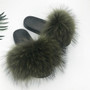 Woman Luxury Gradient Furry Fur Slippers