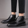 New Style Men Leather Ankle Boots