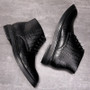 New Style Men Leather Ankle Boots