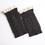 Women Knit Lace Boot Socks