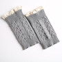 Women Knit Lace Boot Socks