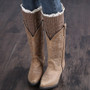 Women Knit Lace Boot Socks