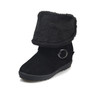 Women Casua Warm Fur Flats Winter Snow Boots