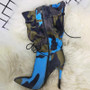 High Heels Stilettos Fashion Camouflage Ankle Boots