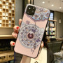 Retro Flower Phone Case for iPhone 11 Soft Silicone TPU Cover