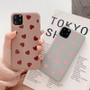 Love Heart Pattern Phone Case for iphone 11 11Pro Max XS Max  7 8 6 6S Plus