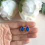 Natural opal stud earrings