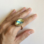 Labradorite ring