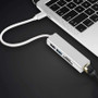 5 in 1 USB-C Hub Adapter with Ethernet Port USB 3.0 SD/TF Card Reader