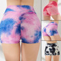 Narrots Anti-Cellulite Tie-Dye Booty Shorts