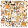 Kawaii Japanese Shiba Inu & Corgi Dog Stickers