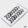 SEXYSHEEP 5/8 pairs 3D Mink Lashes Natural False Eyelashes