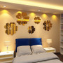 Flower Pattern 3D Mirror Wall Stickers