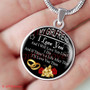 To My Girlfriend Luxury Necklace: Birthday Gift For Girlfriend From Boyfriend, "I Love You And I Will Love You Until I Die And If There Is A Life After That IÕll Love You Then"344GFS