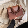 Vintage Square Tote bag 2020 Fashion New High quality Matte PU Leather Women's Designer Handbag Travel Shoulder Messenger Bag