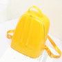 2020 Big Candy Color Jelly Backpacks Waterproof PVC School Bags Plastic Silicone Women Shoulder Bags Girls Patchwork Rucksacks