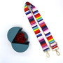 Nylon/Cotton Bag Strap Woman Colored Straps for Crossbody Messenger Shoulder Bag Accessories Adjustable Embroidered Belts Straps