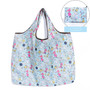 Fashion Printing Foldable Eco-Friendly Shopping Bag Tote Folding Pouch Handbags Convenient Large-capacity for Travel Grocery Bag