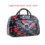 Women Travel Bags 2020 Fashion PU Leather Large Capacity Waterproof Print Luggage Duffle Bag Men Casual Travelling Weekend Bags